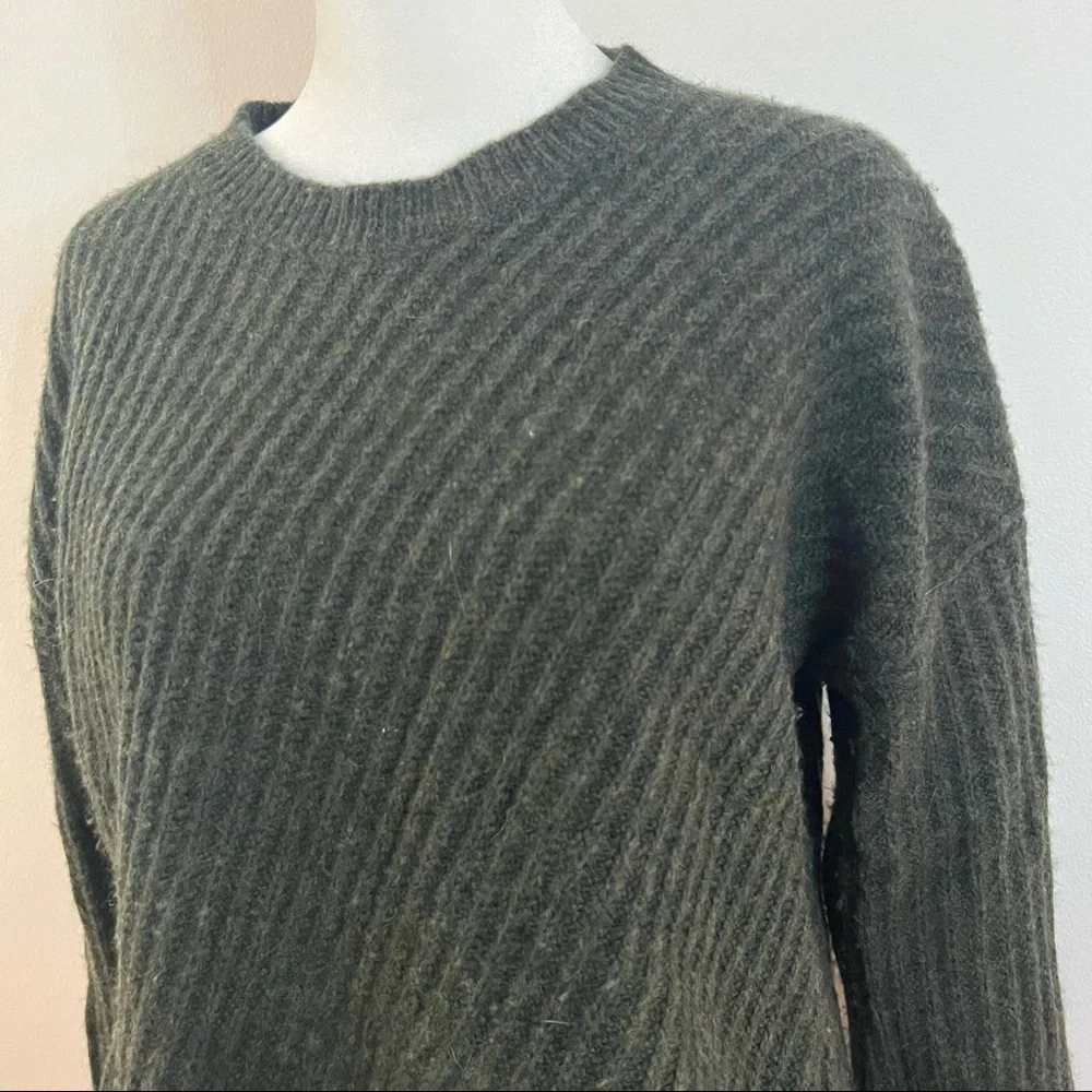 VINCE Side Split Ribbed Sweater - Picture 8 of 10